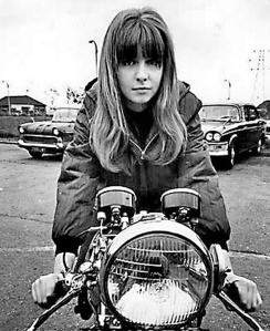 Mariana Faithful stars in Girl On A Motorcycle, 1968